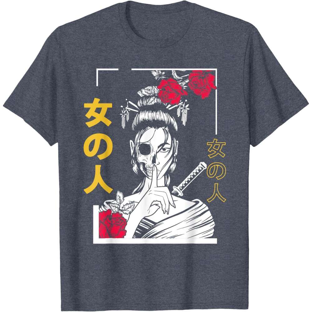 25ss T shirt for Mens Japanese Samurai Floral Warrior Geisha Woman Tokyo Anime T-Shirt Shirts Tshirt Graphic Tee Casual Tops Short sleeve Free shippin