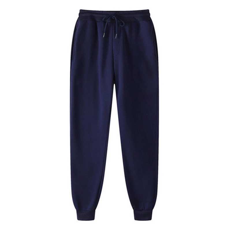 Autumn and winter wool mens Trouser letter printing fashion drawstring casual pants sports pants sports pantsW240725