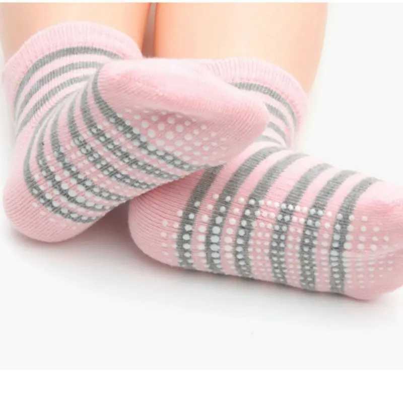 6 pairs/batch of anti slip ankle socks for children aged 0-7 low cut socks for boys and girls rubber floor socks for boys and girls W240814