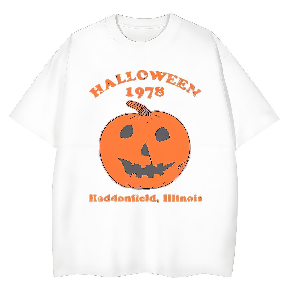 TOP Quality T-Shirts halloween Breathable Short Sleeve Sports Casual DIY 230g 100% Cotton Men Clothes T-Shirt New Designer Tees Shirts