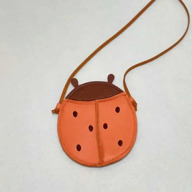 Pumpkin Pear Ladybug Cross shaped Bag Kawaii Baby Handbag Gift Cartoon Cute Childrens Mini Bag W240813