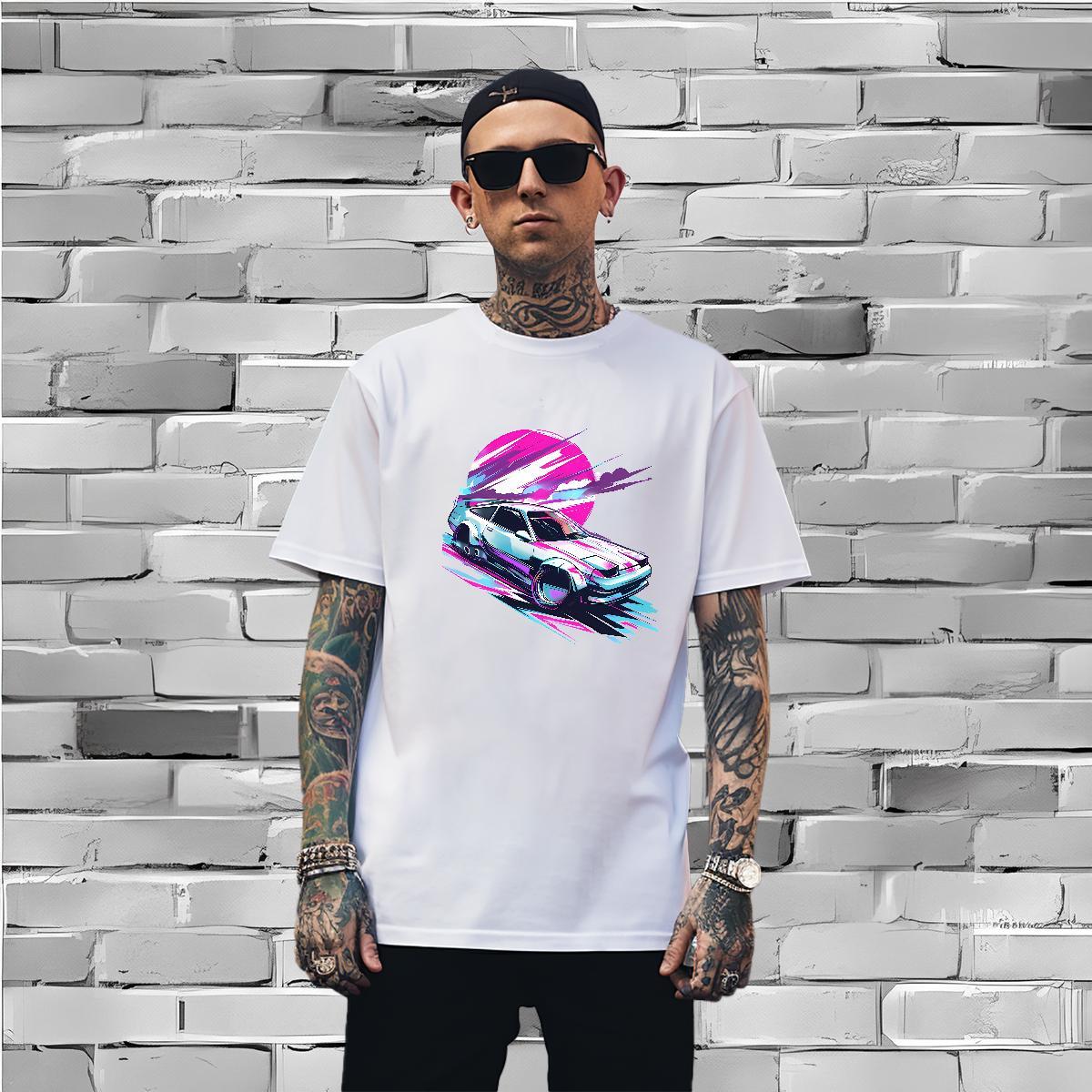 Cool sun Man T Shirts Street Wear Tshirts 100% Cotton 230g Designer Fashion Crew Neck Oversized Tops Shirt