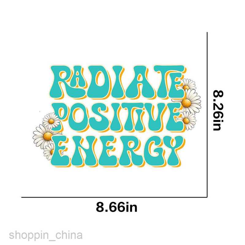Sewing Notions & Tools Inspirational sublimation hand drawn watercolor text clothing printing hot stamping stickers