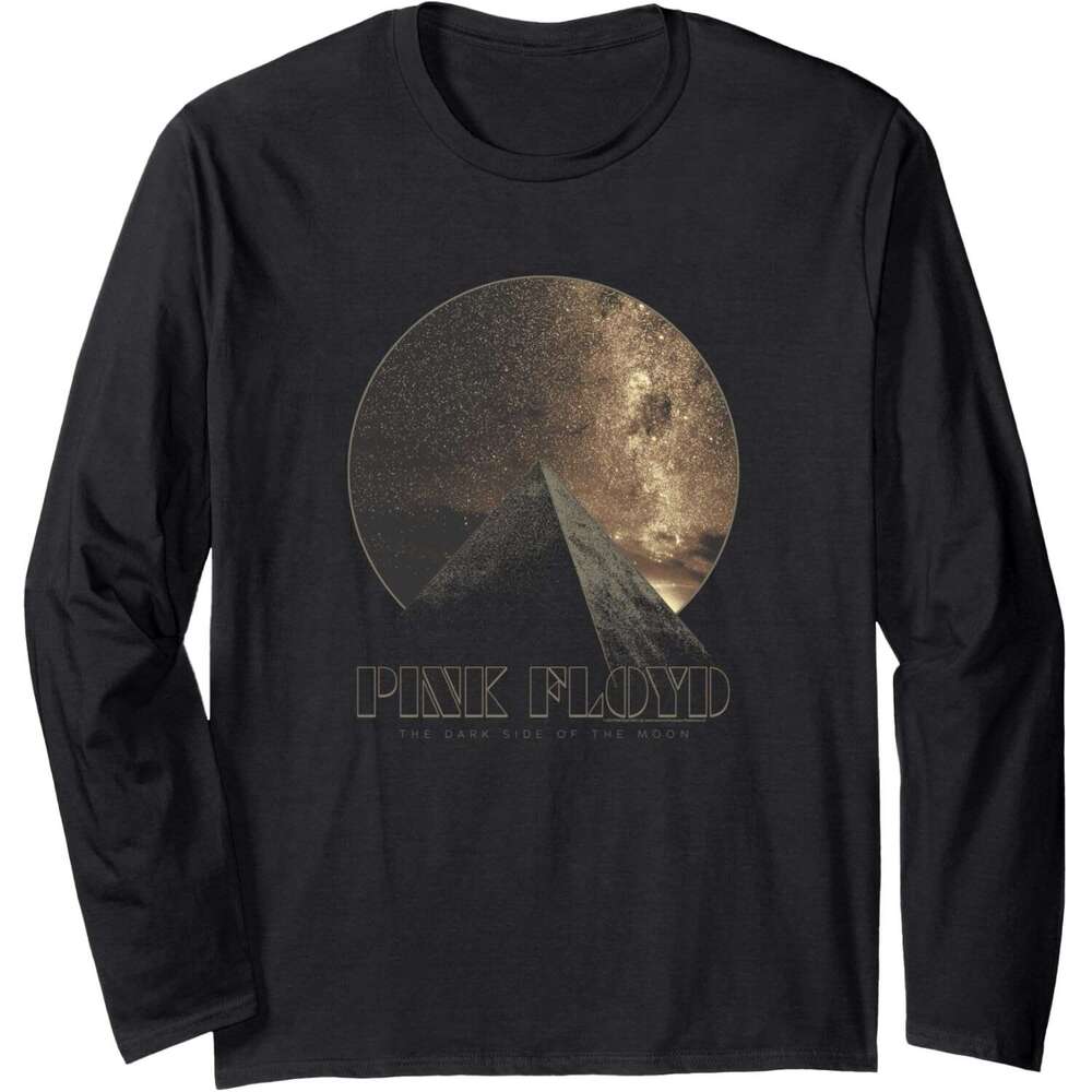 Long Sleeve Shirts For Men Sweatshirt The Dark Side Of The Moon Pyramid Circle SleeveGraphic Tee Streetwear Casual Tops Clothes sweatshirts