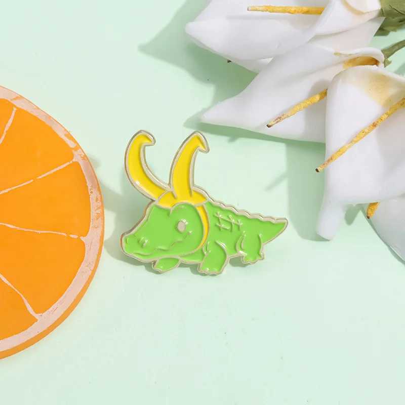 Crocodile Buggy Animal Fan Art Kawaii Enamel Pin Backpack Clothing Accessories Gifts Cute Collar Badge Jewelry Wholesale W240815
