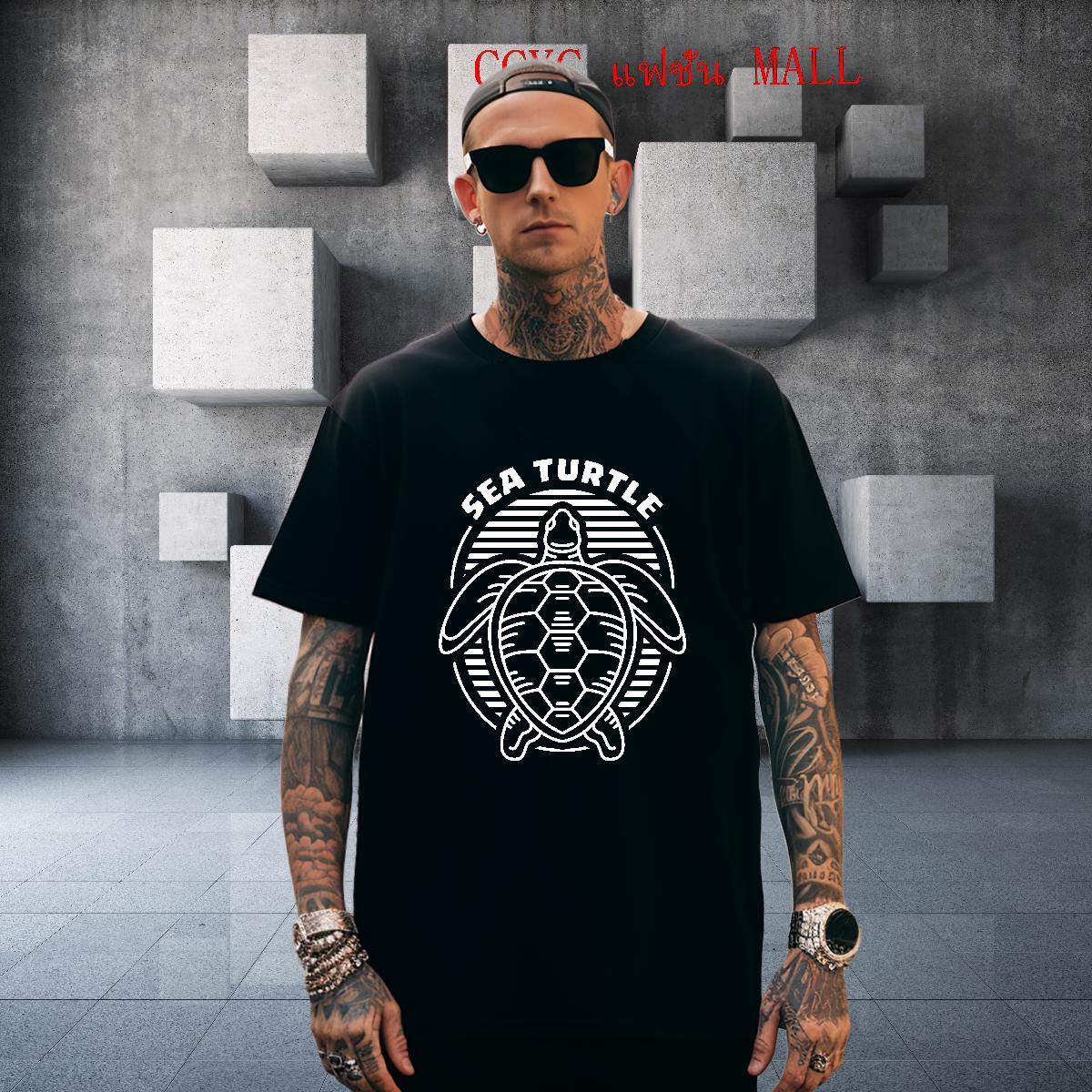 Unisex T-Shirts for Men tortoise Breathable Soft Outdoor DIY Printed 230g 100% Cotton Tshirts Brand Clothes