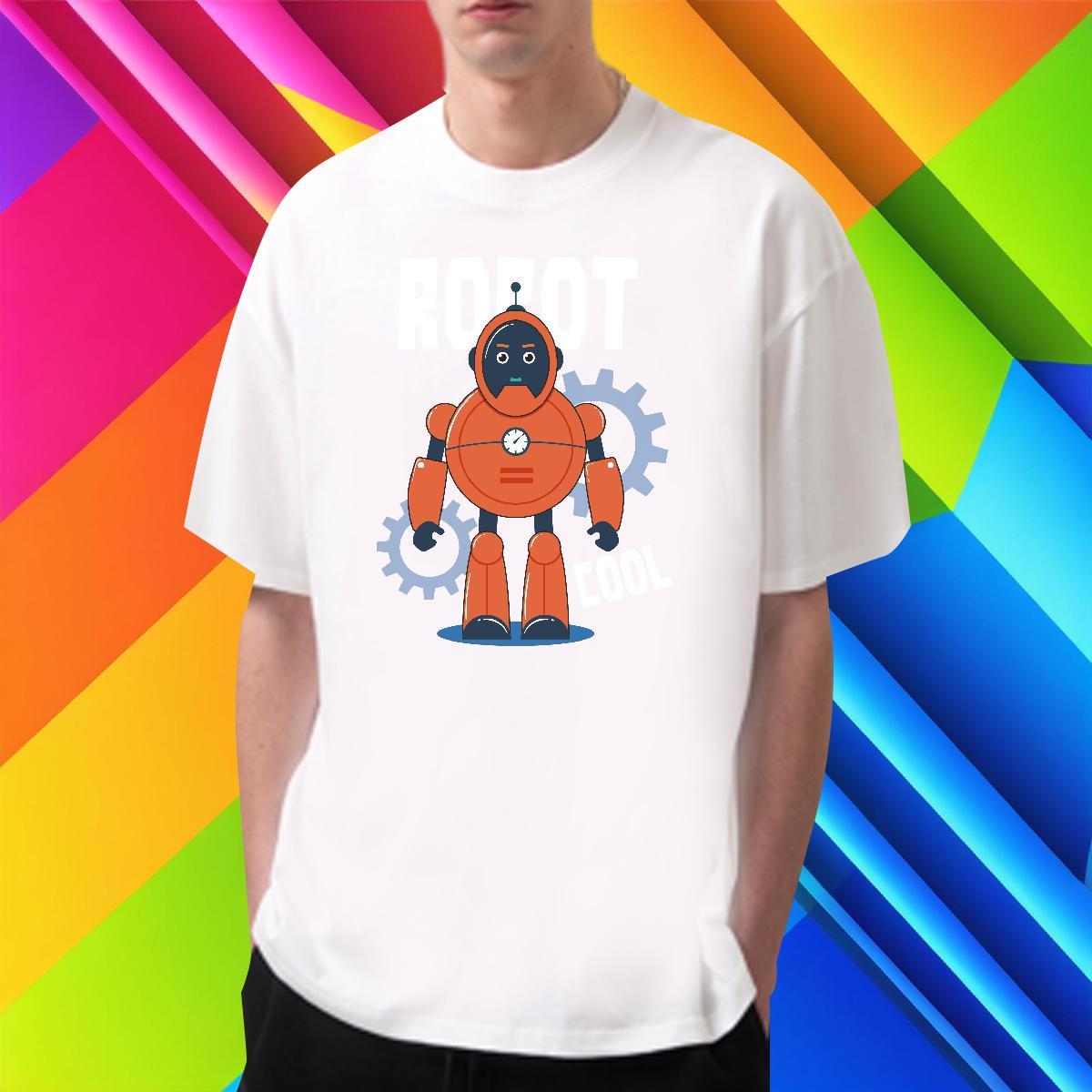 Loose Fit Tshirts Casual Beach 100% Cotton 230g Anime Print Breathable Short Sleeve ET Mens T Shirts Classic Casual Top Tees