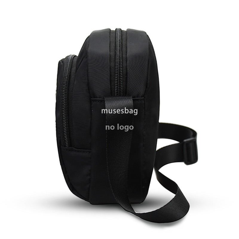 New simple trend sports riding crossbody bag lightweight solid color single shoulder bag Korean version all match mobile phone small bag