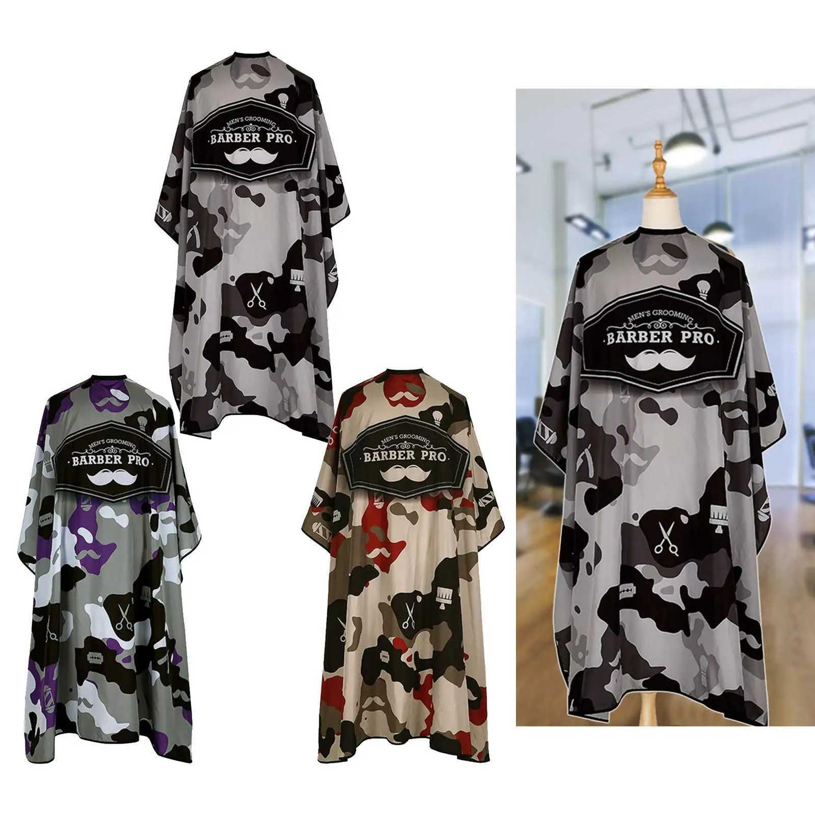 Barber Cape Professional Camouflage Apron Fabric Salon Cape is used for hairstyles hairstylists unisex styles W240814