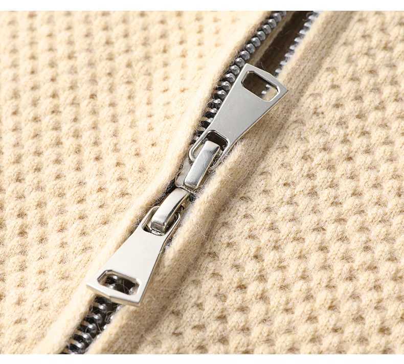 Men Casual Zipper Fashion Casual Vintage Knitted Sweater Cardigan Jacket Man Knitwear Coat Outerwear Mens ClothesXJ240814