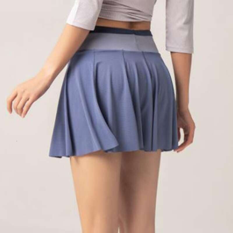 Hide Cloud XS Sports Skirts High Waist Tennis Golf Skirt Fiess Shorts Women Athletic Fast Dry Running Sport Skort Pocket