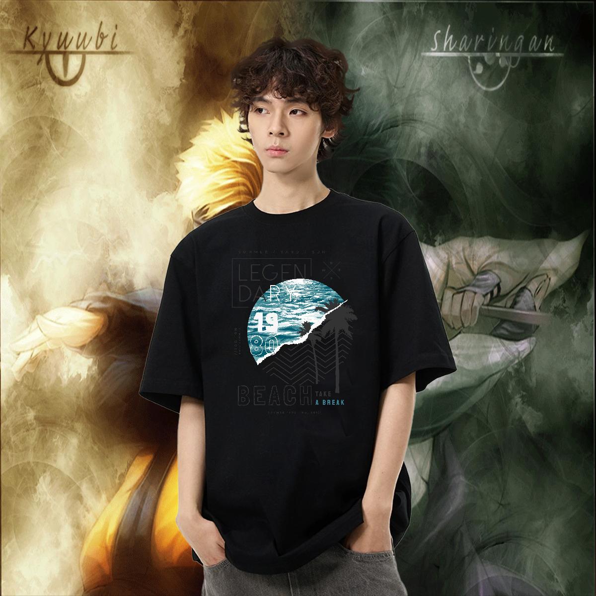 Designer Men Tops Tees High Street Hip Hop 100% Cotton 230g Custom Big Size Short Sleeve Soft letter T-Shirts Fashion New Wear