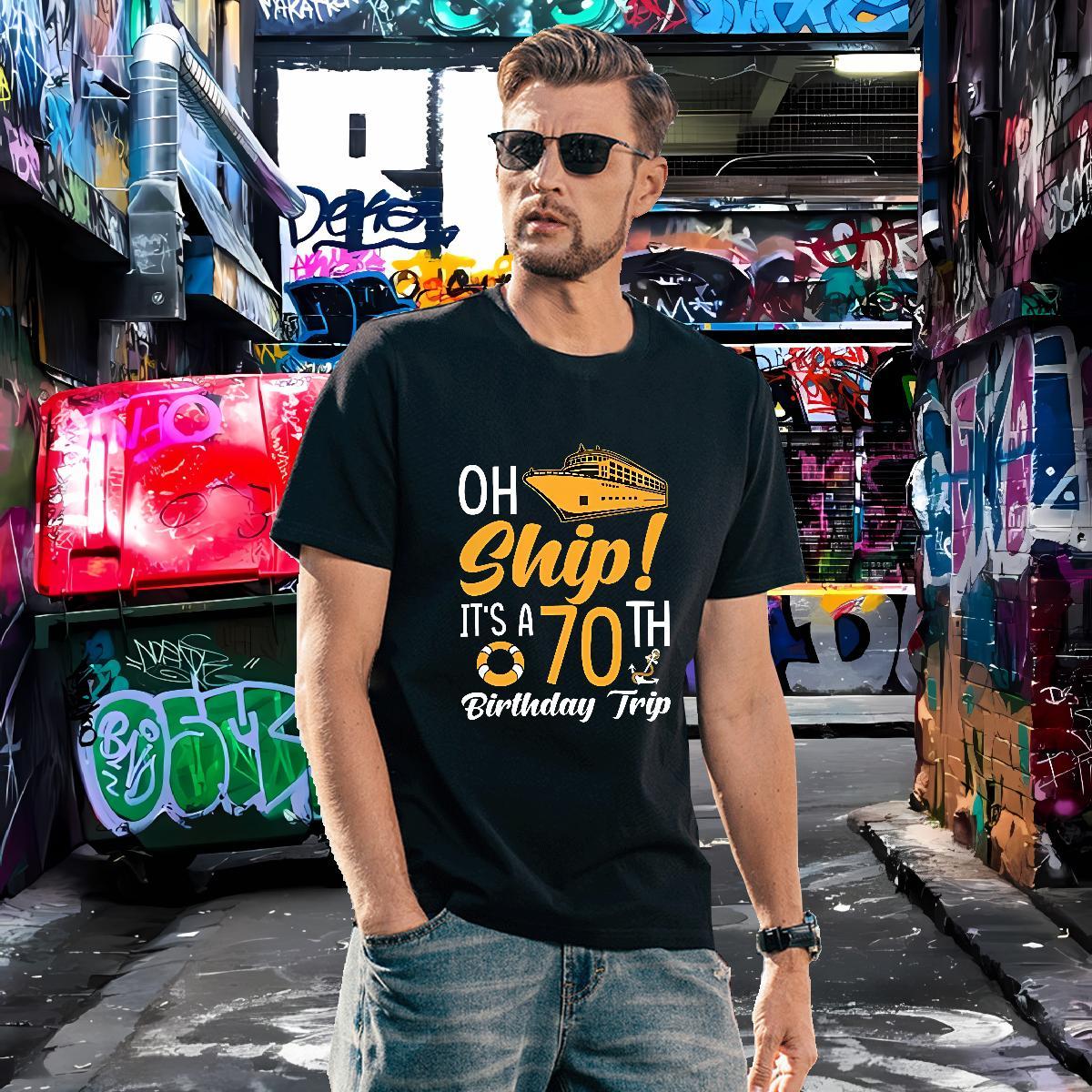 Popular holiday T-Shirts for Men Hip Hop Street Men Clothes T-Shirt 100% Cotton 230g Brand Breathable Soft Custom Printed Tee Shirt