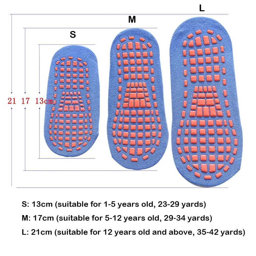 Autumn/Winter/Spring/Summer Non slip Floor Socks Candy colored Cotton Yoga Trampoline Socks Sole Adhesive Early Education Socks W240814