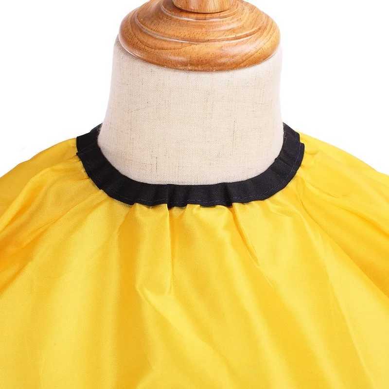 Childrens hairstyle Cape cartoon waterproof salon hairdresser hair wrapping dyeing apron childrens hair cutting soft cloth styling tool W240814