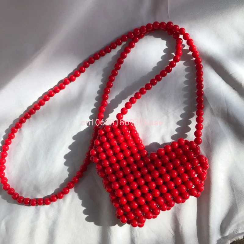 Girls mini cross bag DIY bead hand woven wallet suitable for childrens wallets and handbags girls baby fashion shoulder bag W240813
