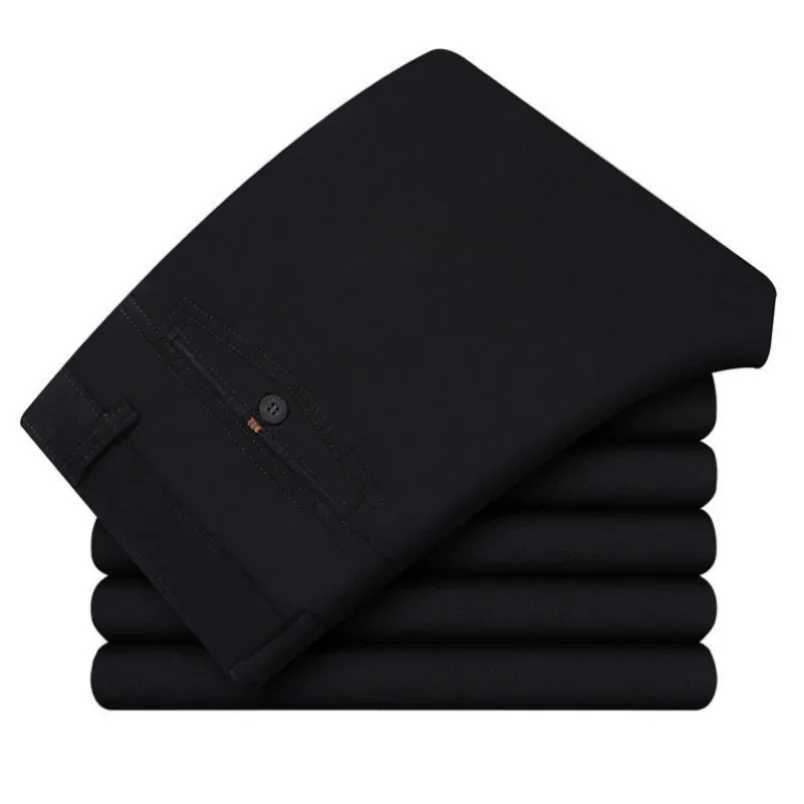 Mens Summer Thin Casual Set Pants Autumn Thick Cotton Classic Business Fashion Stretch Trouser Mens Brand Clothing RIYBEOEW240725
