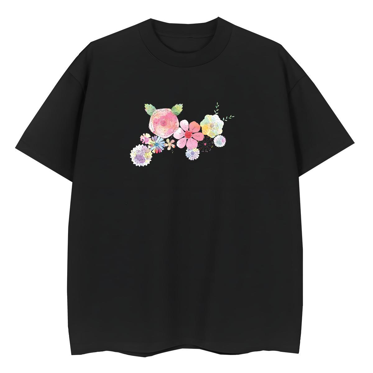 Unisex Mens Tshirts Anime Printing Street 230g Pure Cotton Custom Print Oversized Round Neck Short Sleeve painting Men T Shirts Designer Clothes