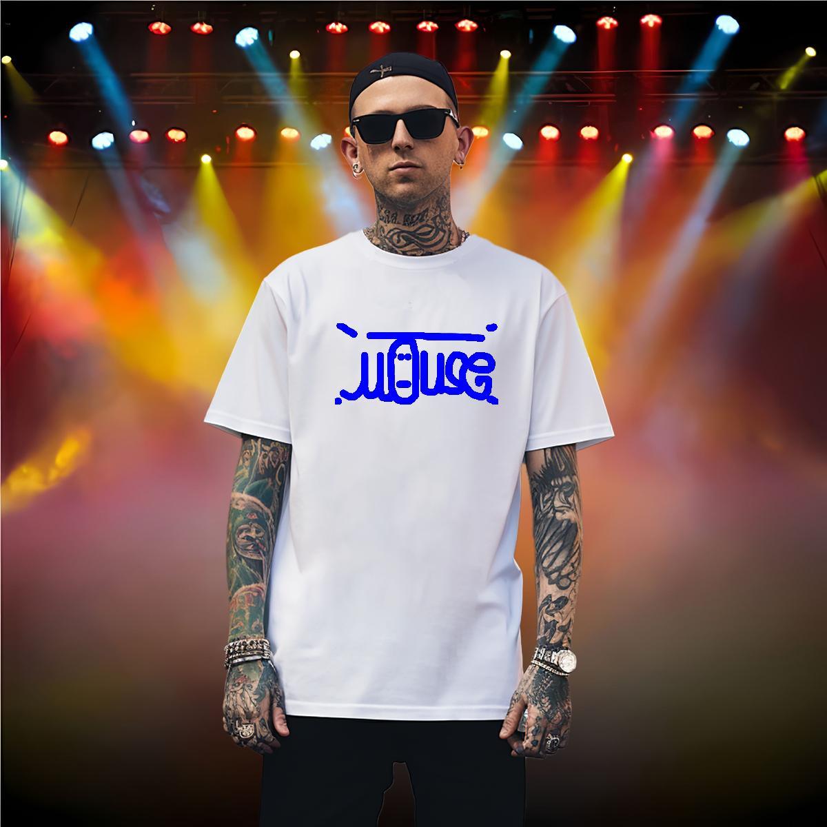 Classic blue Men T Shirts Outdoor Tshirts 100% Cotton 230g Fashion New Short Sleeve O-Neck Graphic Tees Shirts