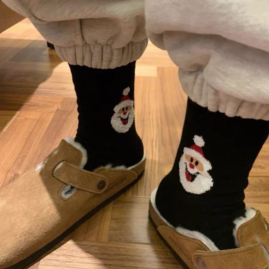 Socks men's long socks autumn and winter versatile mid tube American sports student basketball long tube men's socks