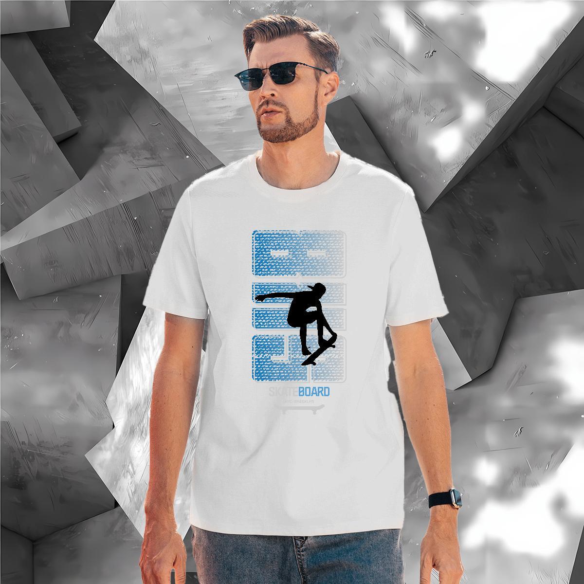 TOP Quality portrait Man T Shirts Casual Daily Wear Men Clothes T-Shirt 230g Cotton 2024 DIY Round Neck Short Sleeve Asian Size Tops Tees