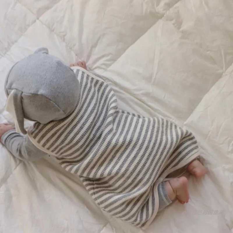 MILANCEL 2022 Autumn New Baby Pajama Striped Toddler Boys Sleeping Bag Infant Sleep Wear Y240814