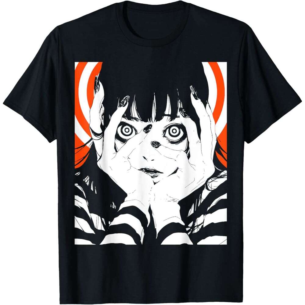 2025S Fashion Designer T Shirt For Mens Funny Horror Anime Manga Japan Japanese Creepy Kawaii Goth T Shirt Shirts Tshirt Graphic Tee Casual Tops Cloth