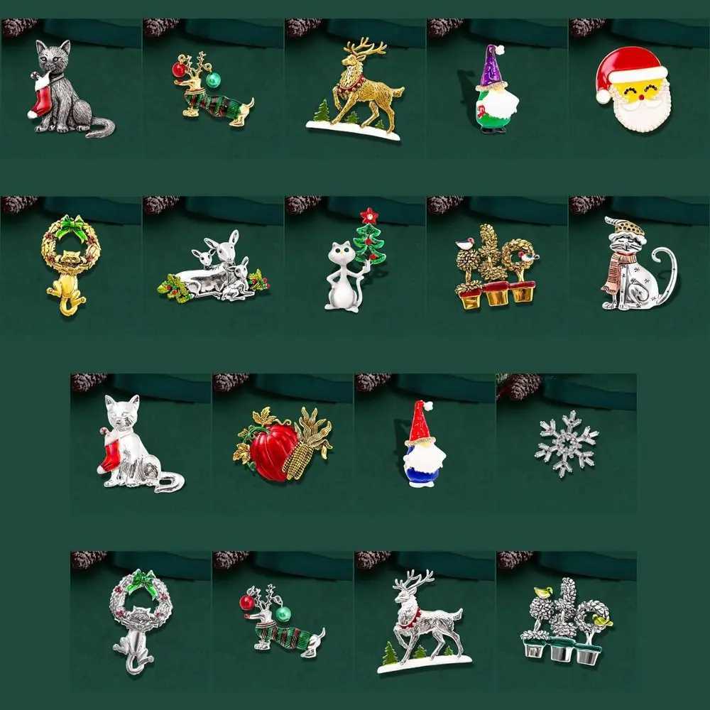 Santa Claus Merry Christmas Brugge Mistletoe Christmas Tree Christmas Tree Elk Chest Cat Christmas Stockings W240815
