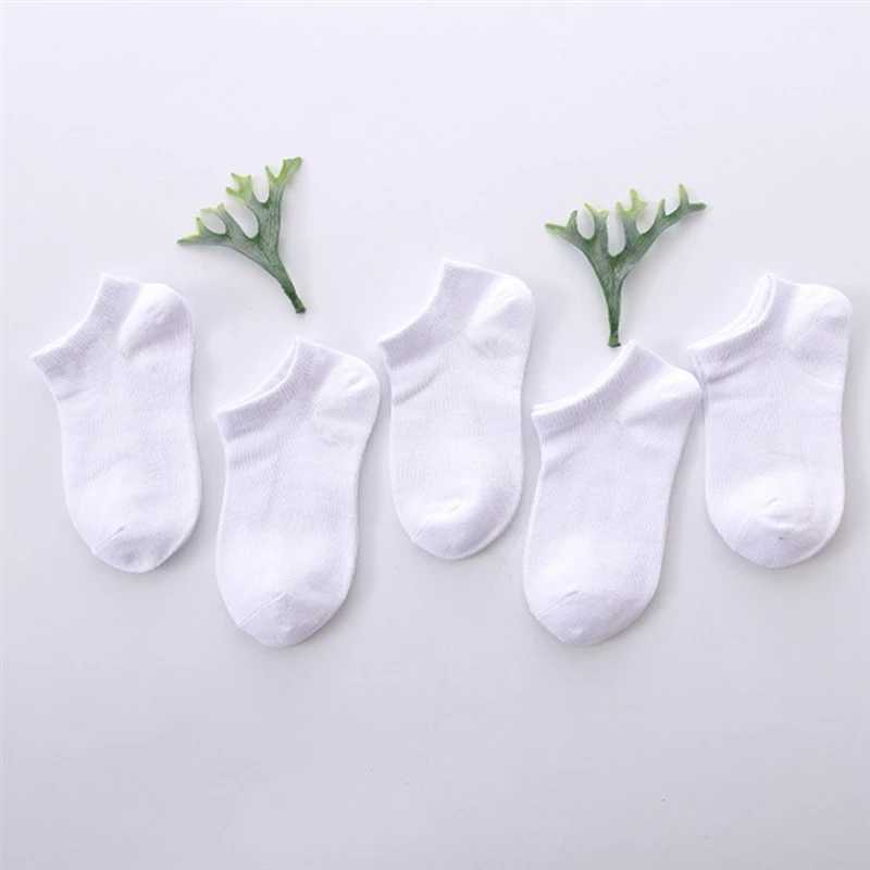 5 pairs of baby socks for boys and girls black and white gray socks soft newborn baby loose and comfortable socks childrens sportswear W240814