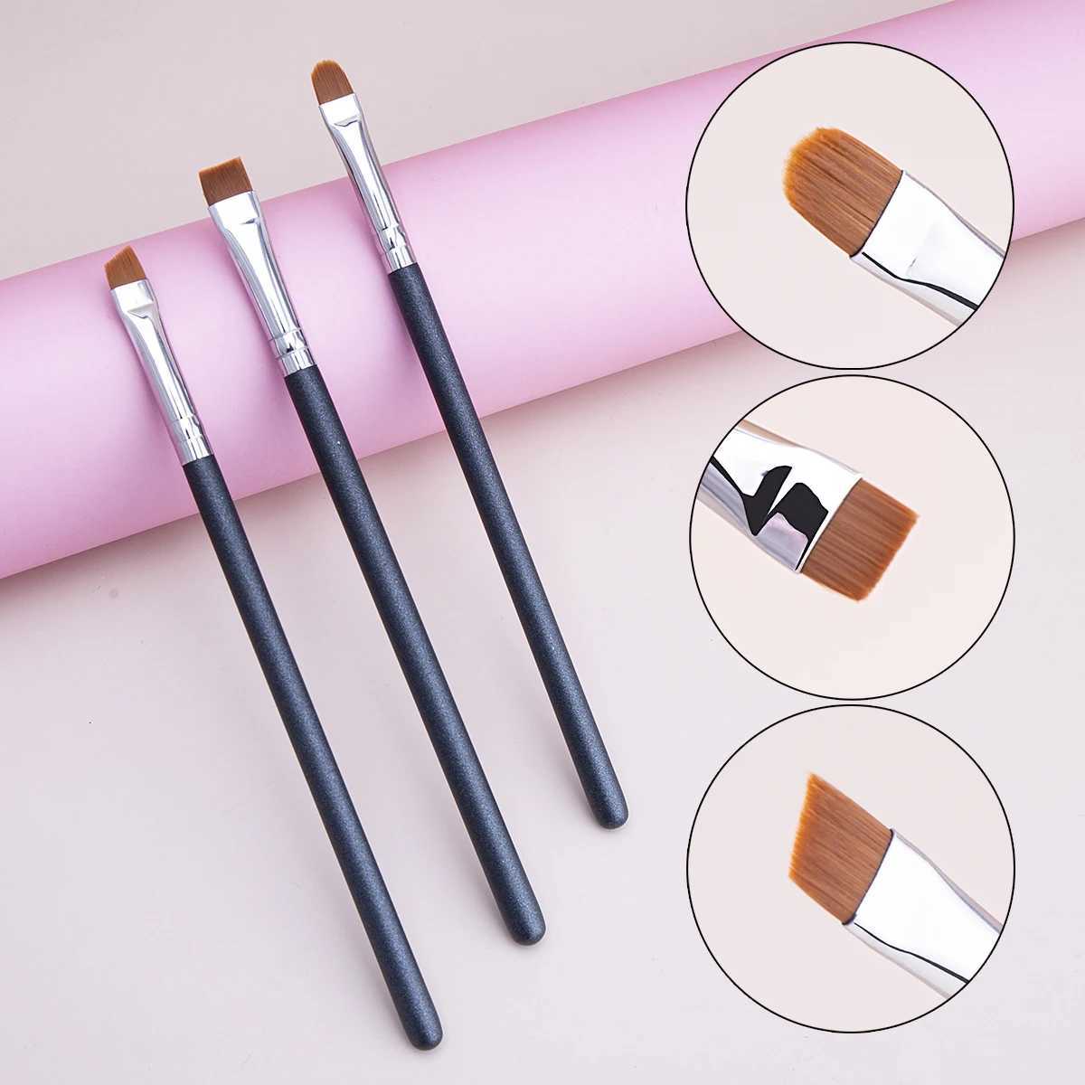 Scratch brush ultra-thin lip line eyebrow concealer brush details concealer cream makeup tool lip eyebrow contour brush W240814