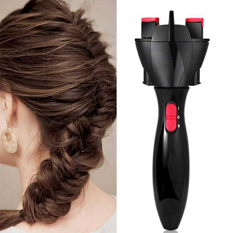 Portable automatic twisting fast styling hair device with dual Tress DIY electric hair knitting tool and hair knitting tool W240814
