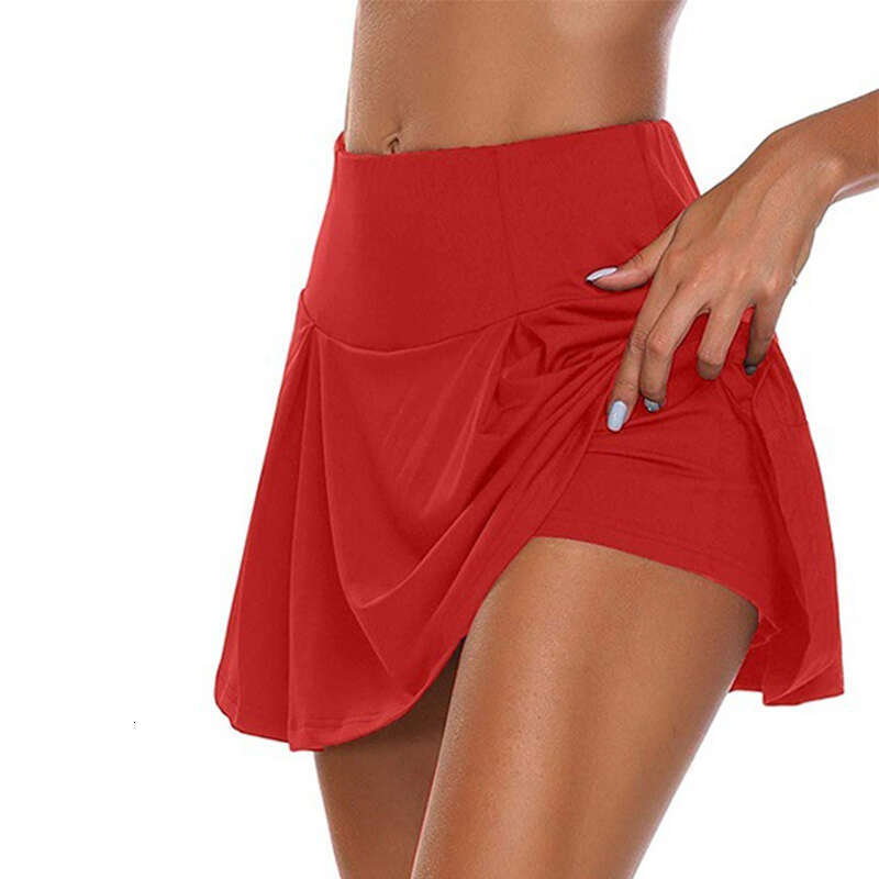 in 2 1 Tennis Skirt Women Breathable Yoga Female Fake Two-piece Sports Golf Shorts Casual Gym Exercise Bottoms Skirts s