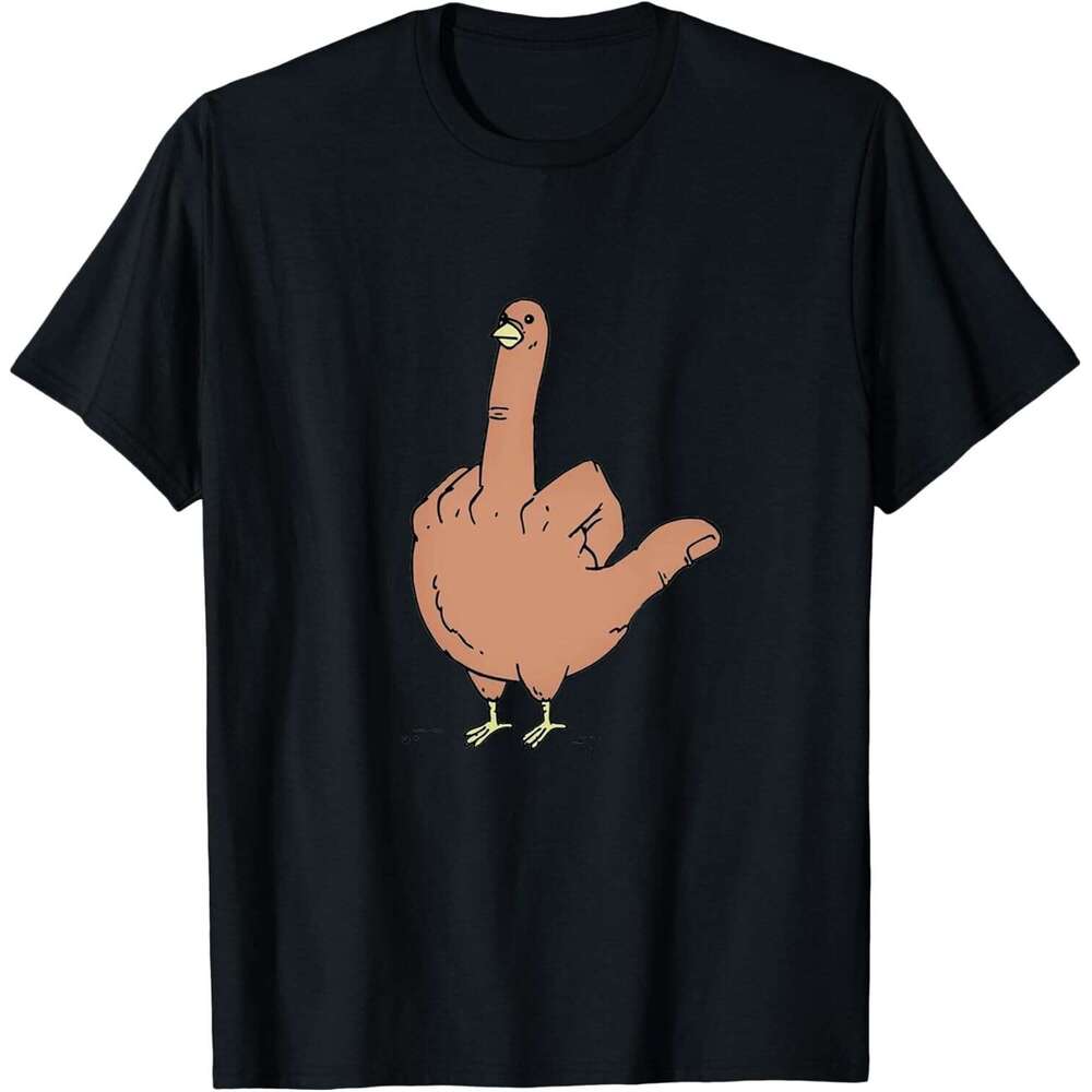 T shirt for Mens Middle Finger Chicken Abstract Funny Graphic T Shirt Shirts Tshirt Graphic Tee Casual Tops Clothes Short sleeve