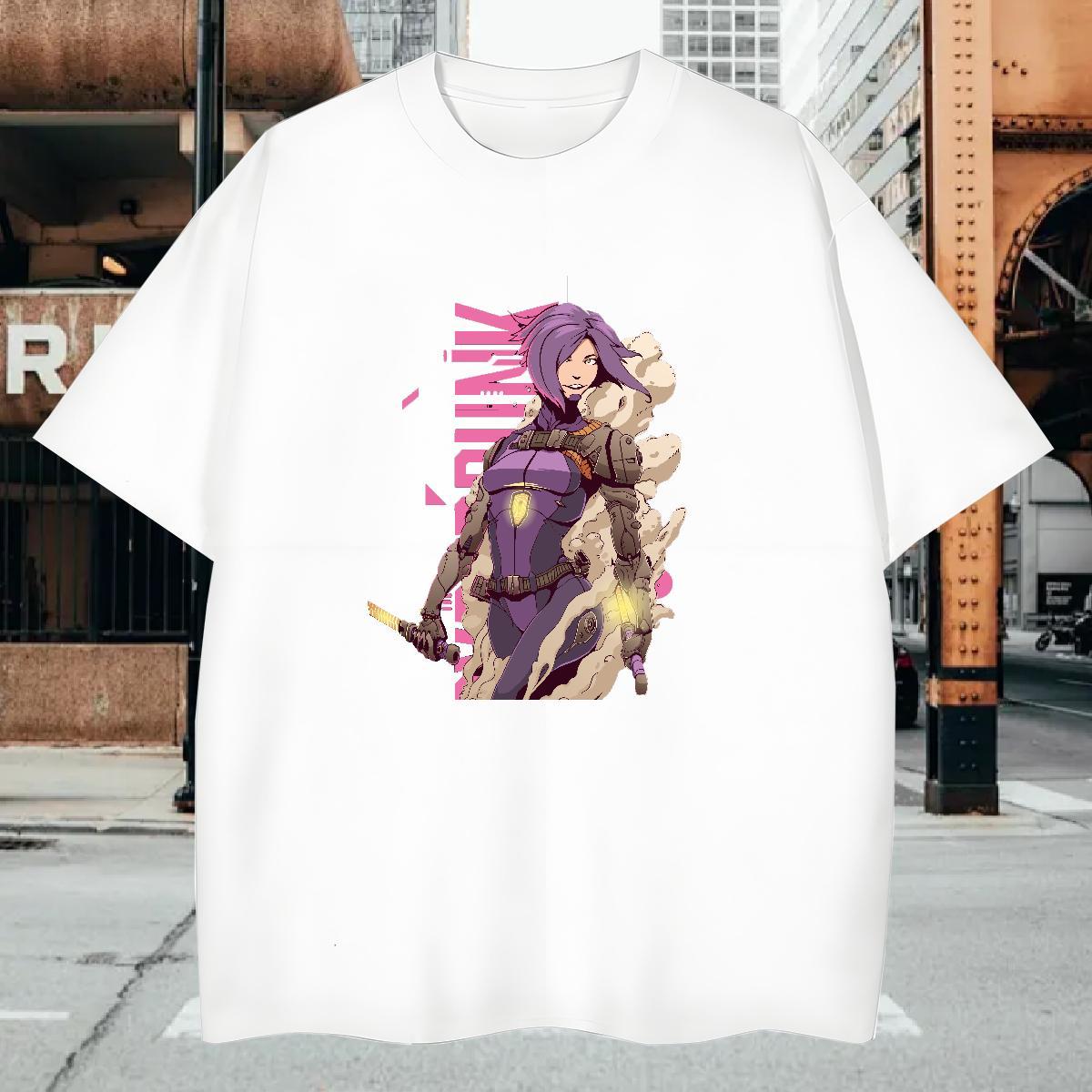 T Shirt For Man 230g Pure Cotton portrait Street Wear Breathable Short Sleeve Customized Couples T Shirts Classic Casual High Quality Clothings