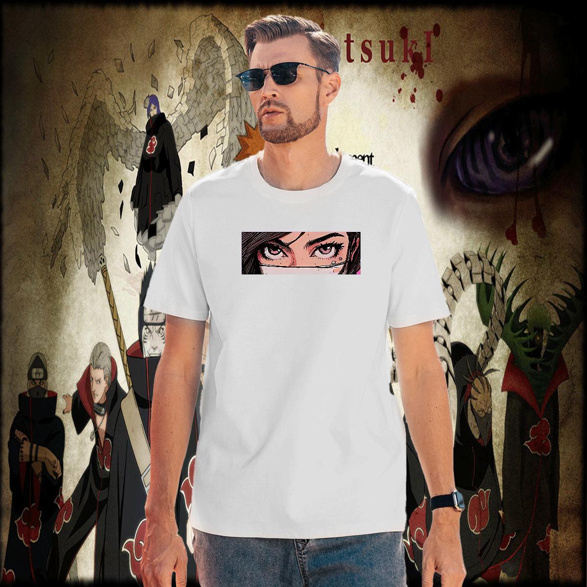 Classic eyes T-Shirts Sport Men Tees 230g Pure Cotton Designer Breathable Crew Neck Custom Cartoon Tee Shirt