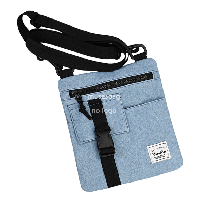 Casual multi-functional crossbody bag single shoulder cool buckle mobile phone bag simple small square bag classic couple bag