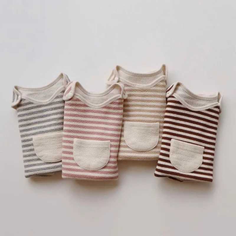 MILANCEL 2022 Autumn New Baby Pajama Striped Toddler Boys Sleeping Bag Infant Sleep Wear Y240814