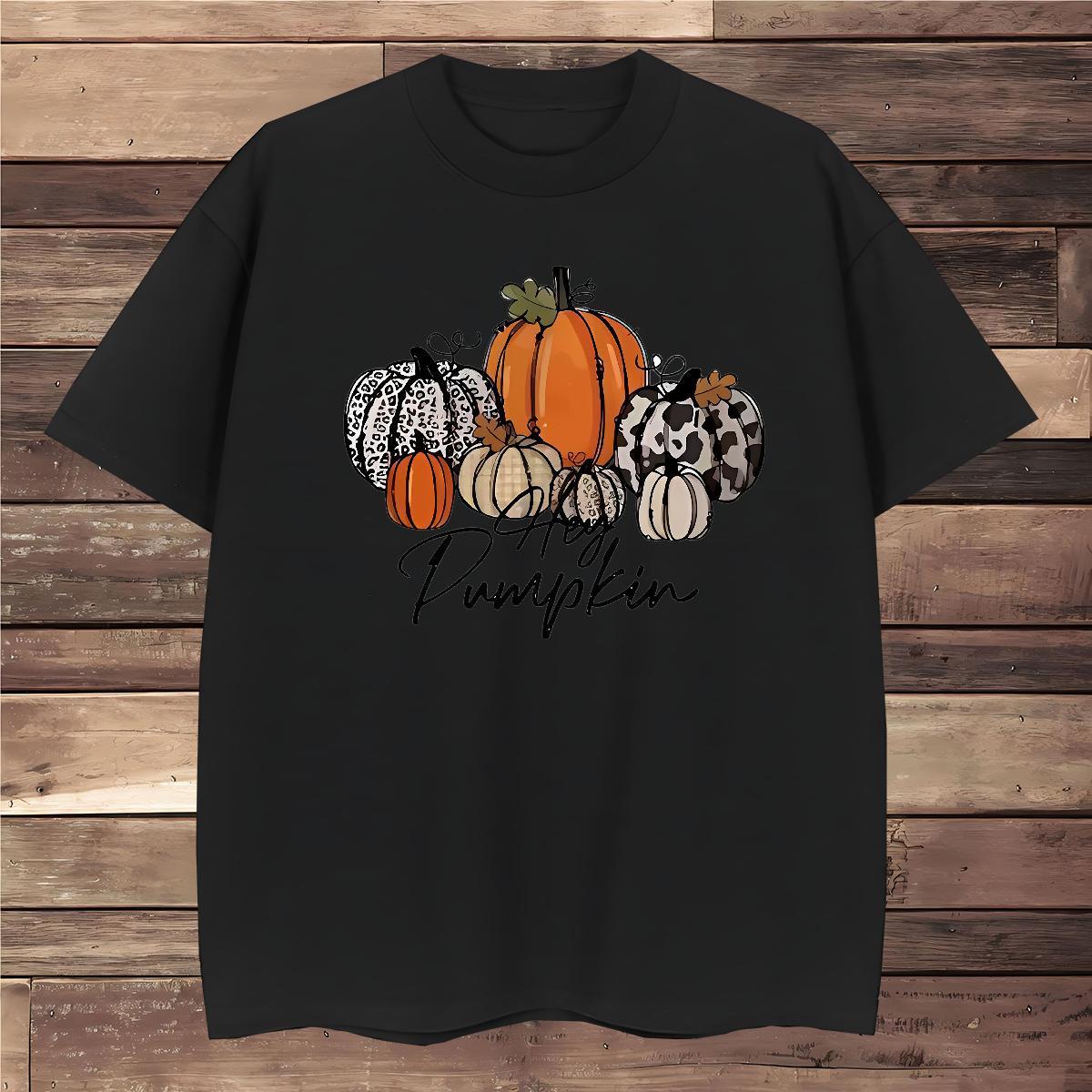 Comfortable T Shirts Men halloween O-Neck Short Sleeve Street Custom Printing 230g Cotton Men Tees 2024 New Clothes