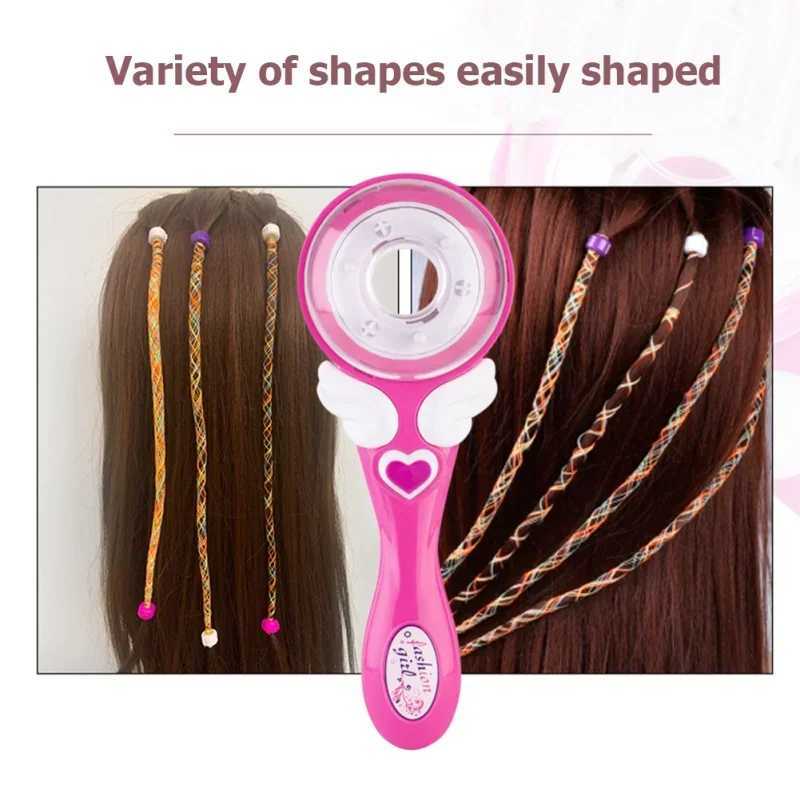 DIY Electric Braiding Hair Tool Automatic Hair Braiding Kit Machine Braiding Roller Set Childrens Gift Hair Accessories W240814