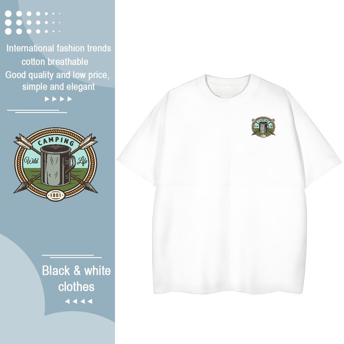 Wholesale Mens Tshirts Casual Beach 230g Pure Cotton Oversized 3XL 4XL Breathable Short Sleeve logo Men T Shirts 2024 Designer Clothings