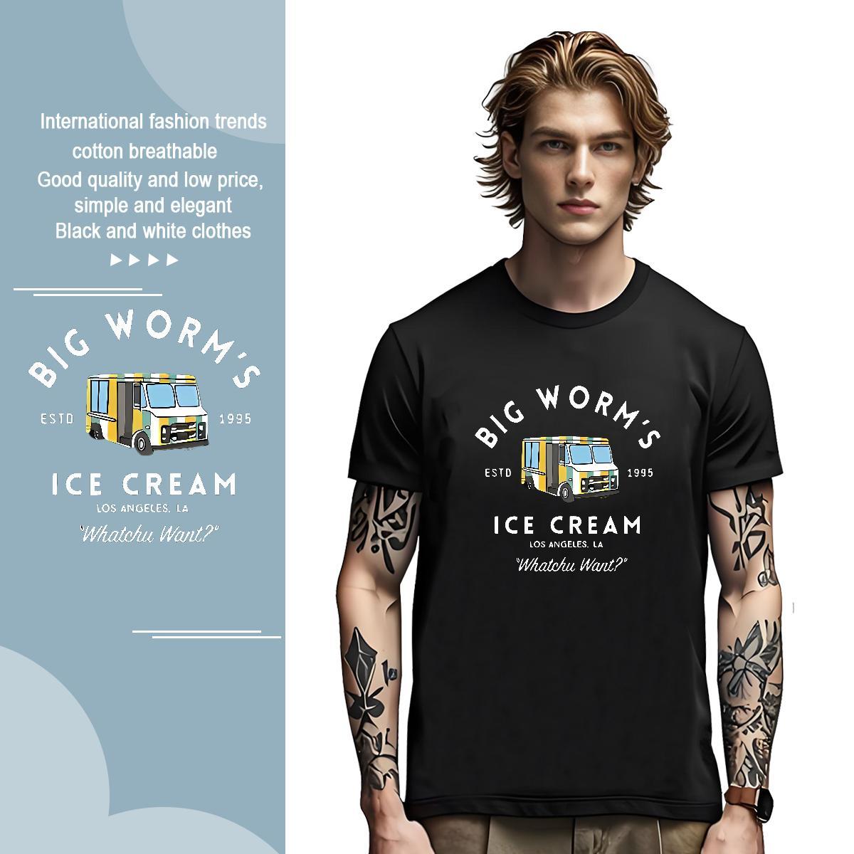 Brand car T shirt Street Wear Men Tshirts 230g 100% Cotton DIY Breathable Crew Neck White Plus Size Tops Shirt