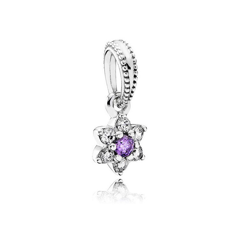 Sparking Cubic Zirconia Forever Friends Infinity Mother Flower Heart Charms S925 Snake Beads For Jewelry Making Free Shipping