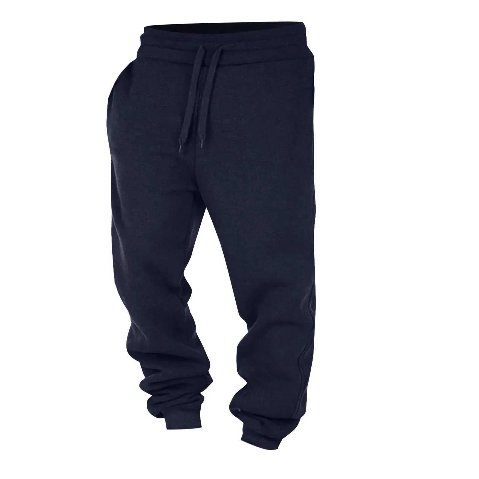 Sports pants for spring and autumn long pants for runners Trousers casual sports mens and womens fitness solid jogging pants solid colorW240725