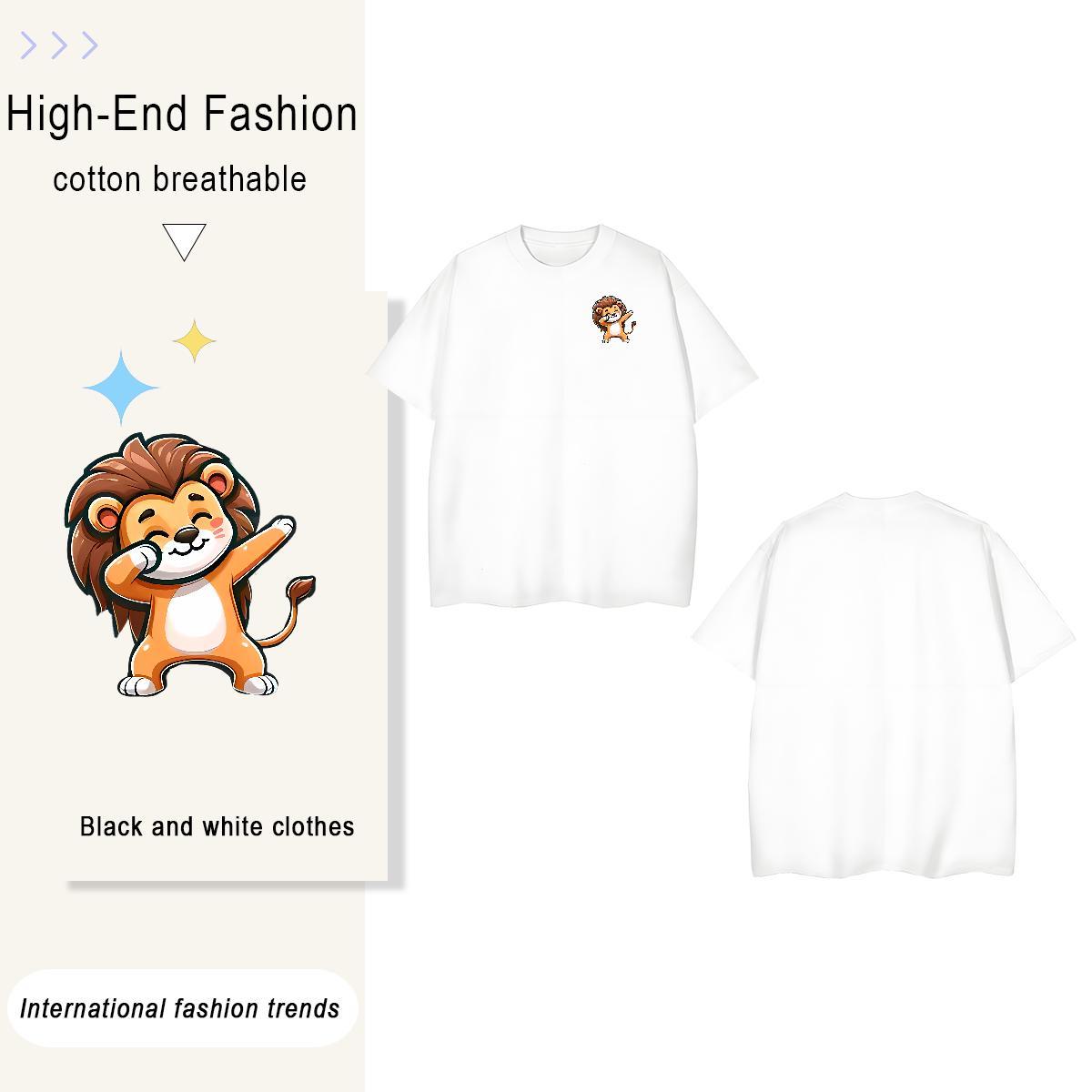 T Shirt For Man 230g Pure Cotton Beach Crew Neck Customized Men Tshirts 2024 TOP Quality Tops Tees