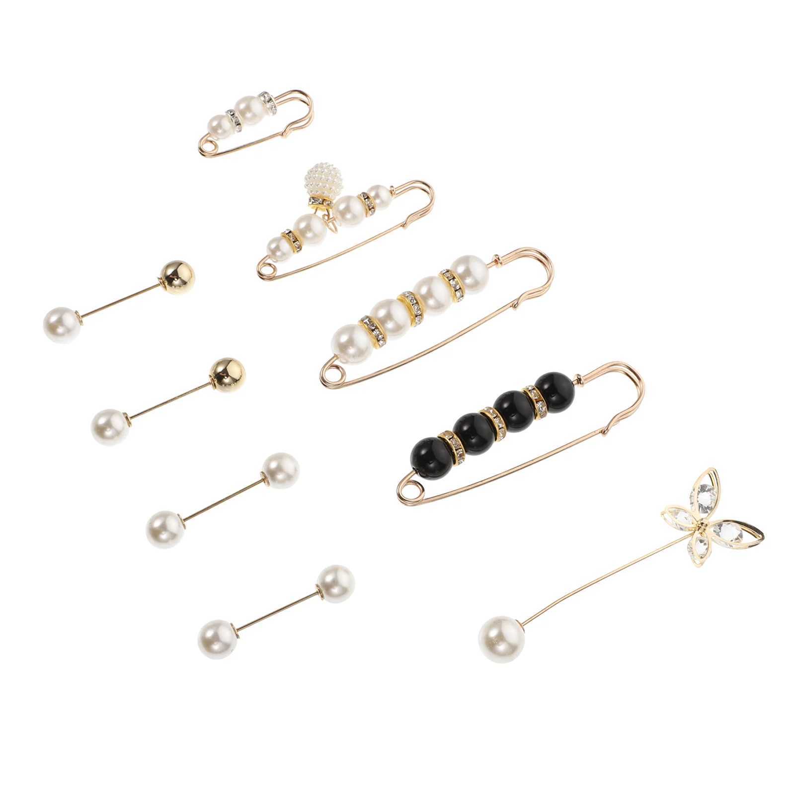 2 sets of explosion-proof buckles elegant brooches vintage decorative clothing Brooch party cartoon creative novel gifts W240815