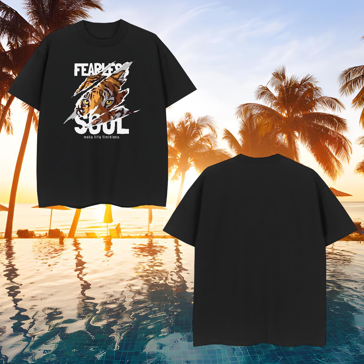 Designer T shirt Breathable Anime Printing Street Custom Printed 100% Cotton 230g Tshirt for Man Woman Designer Fashion Clothings