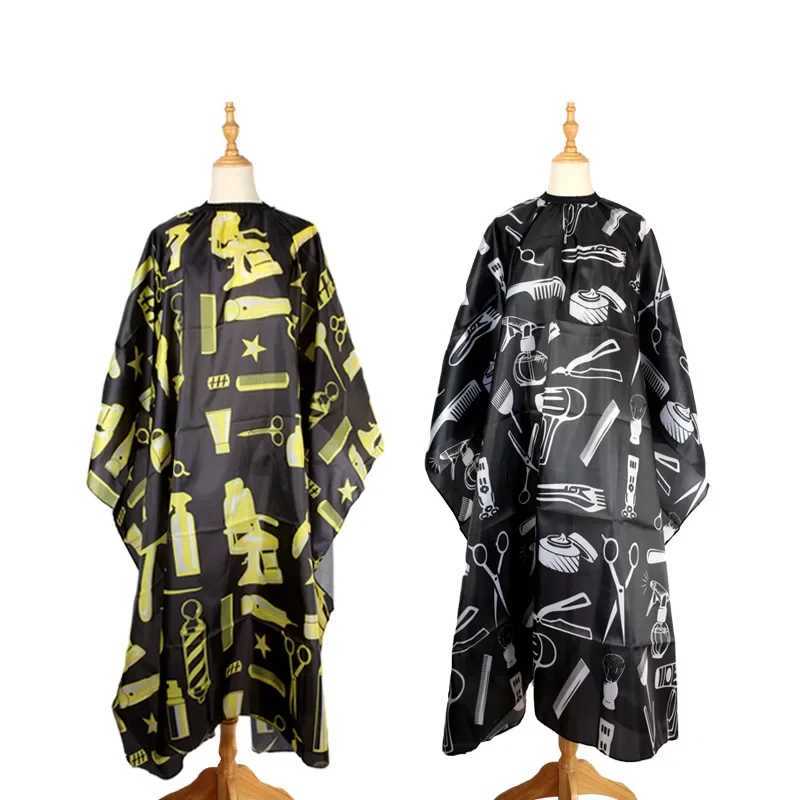 Barber Apron Hairdressing Corner Salon Barber Cloth Hairdressing Barber Pattern Waterproof Hair Corner Accessories W240814
