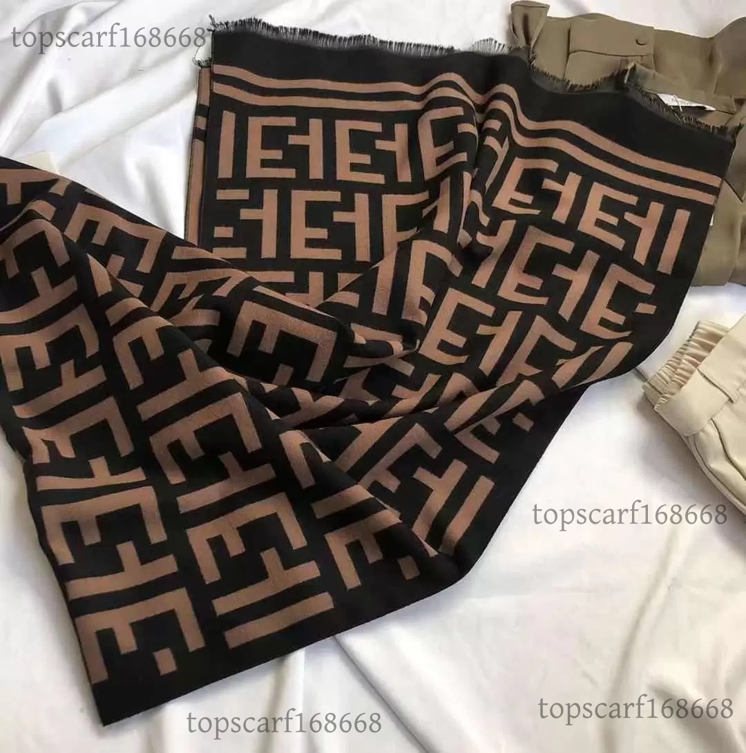 top designer scarf fashion brand 100% Cashmere scarf winter women's men's long cape size 185x32cm Christmas gift