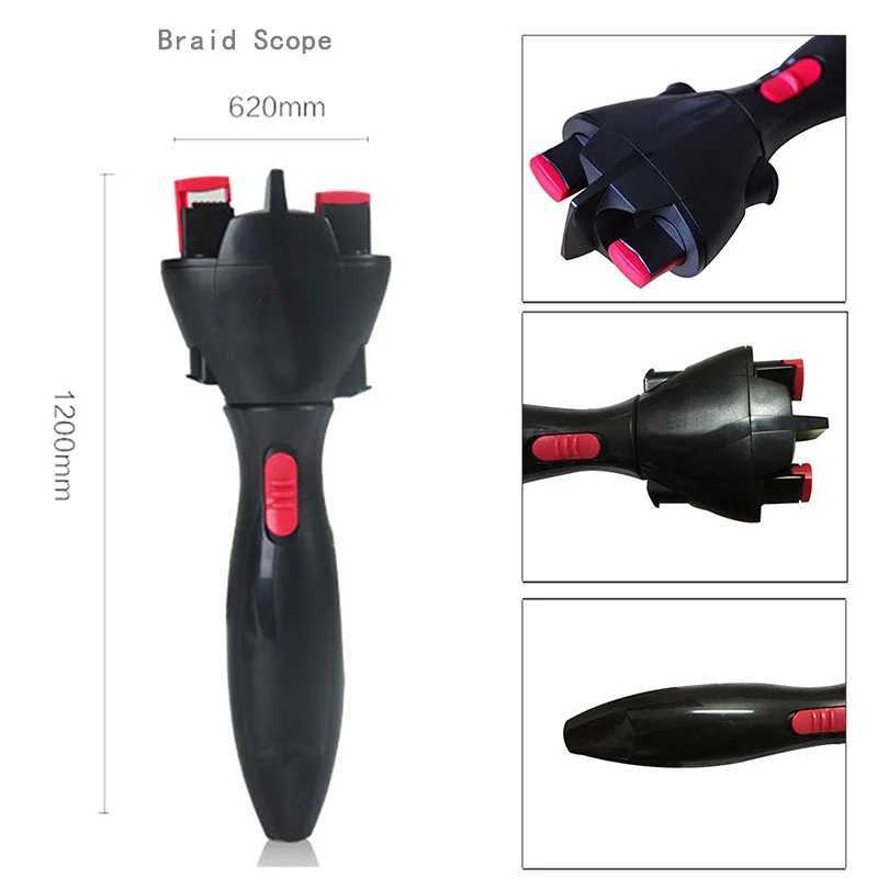 Portable automatic twisting fast styling hair device with dual Tress DIY electric hair knitting tool and hair knitting tool W240814