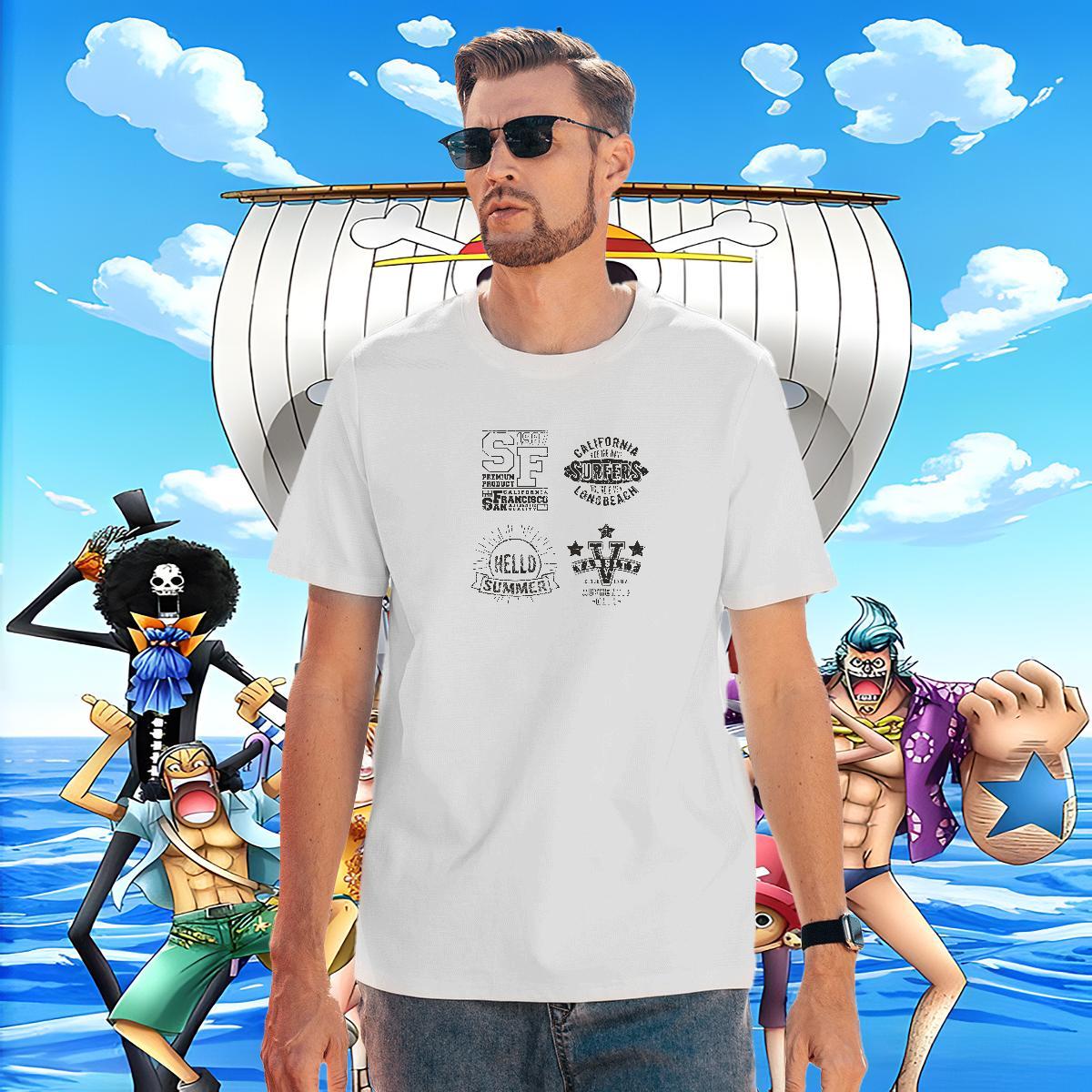 Loose Fit Tshirts Sport 230g Cotton Black White Short Sleeve Soft letter Man T Shirts 2024 Summer Tees
